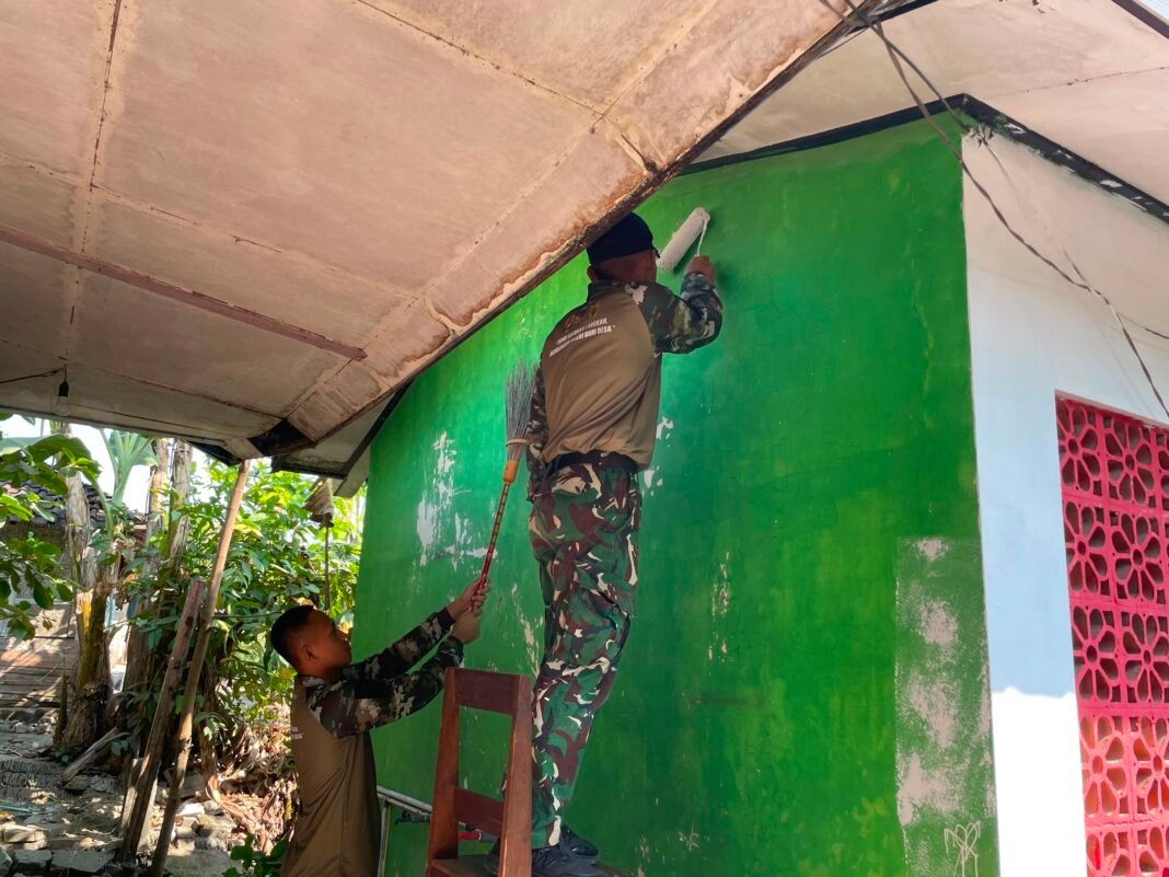 Perbaikan Fasilitas Sekolah Jadi Prioritas, Satgas TMMD Benahi SDN Kesongo 1