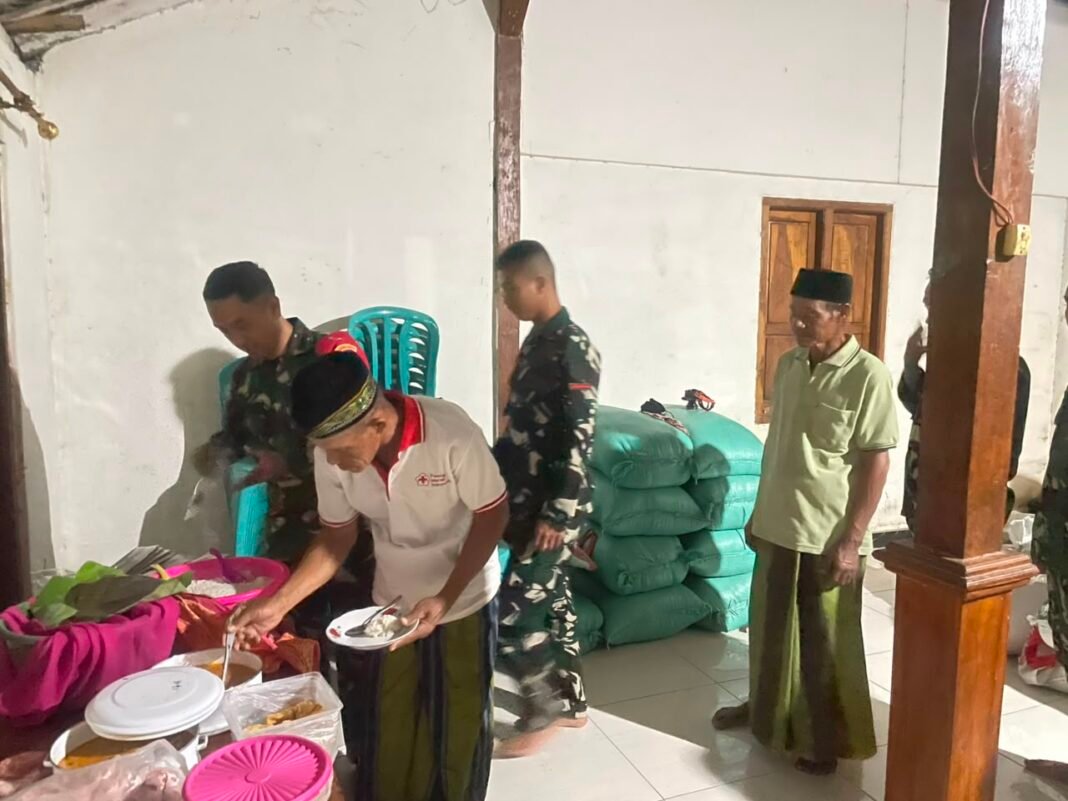 Satgas TMMD dan Masyarakat Desa Kesongo: Makan Malam Penuh Makna