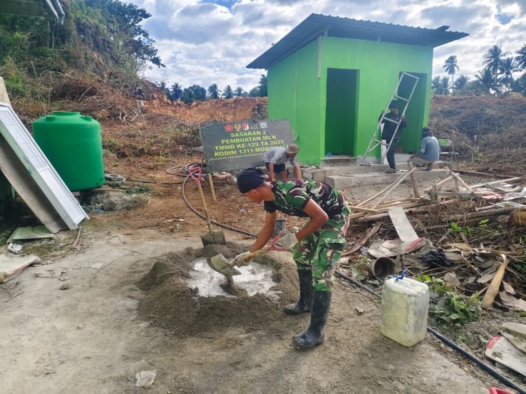 Kemajuan Proyek MCK Masjid di Desa Polewali melalui Kerja Sama