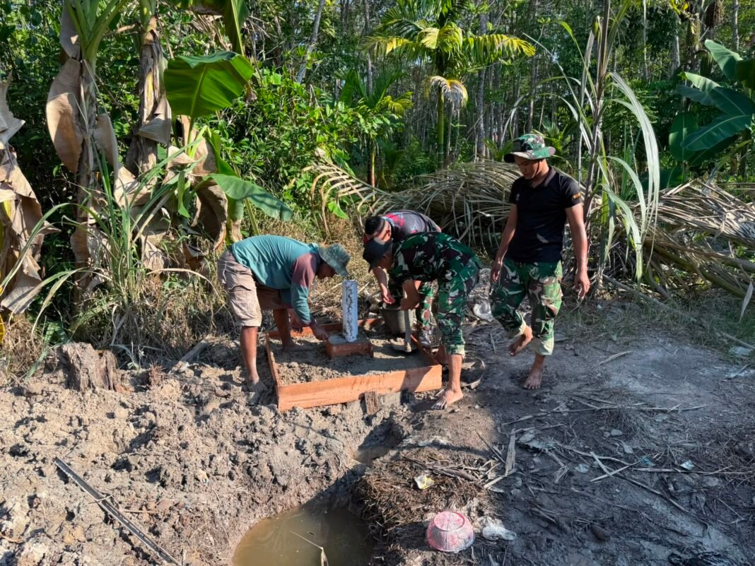 TMMD Reguler Ke-129: Pembangunan Sumur Bor Sasaran 2 Memenuhi Kebutuhan Air Bersih
