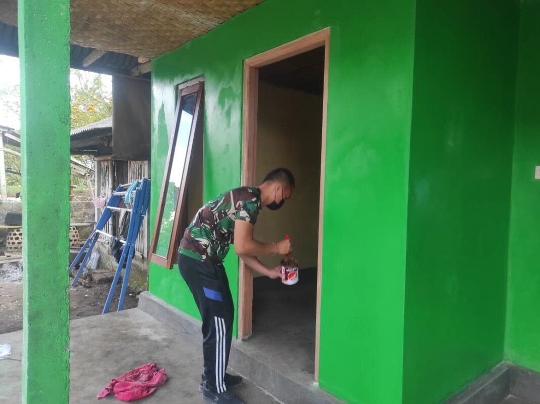 Rumah I Wayan Pasta Alami Peningkatan Kualitas Melalui TMMD Ke-129