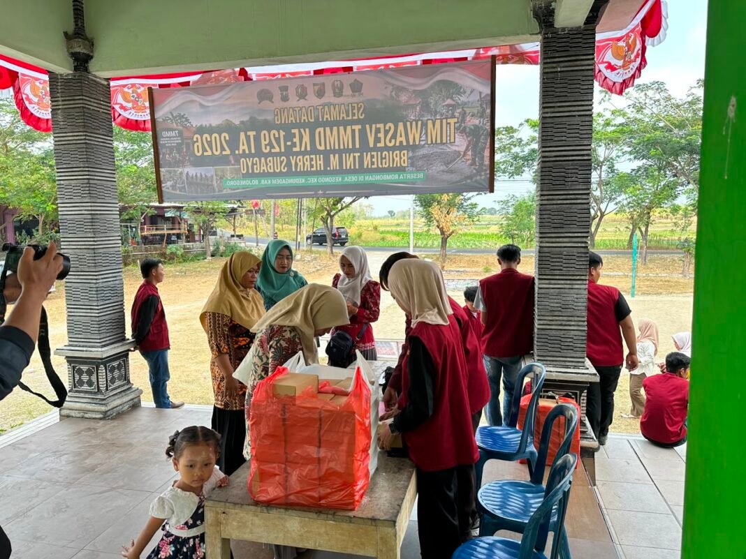 TMMD Ke-129: Dinas Perpustakaan Jawa Timur Gelar Edukasi Literasi