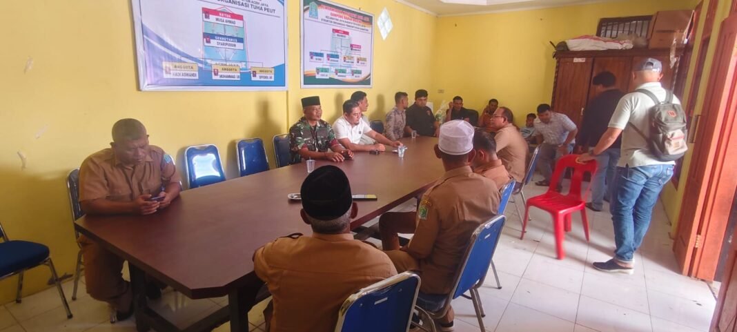 Danramil 01/Jaya Hadiri Peringatan Maulid Nabi Muhammad SAW Bersama Masyarakat Desa Babah Krueng