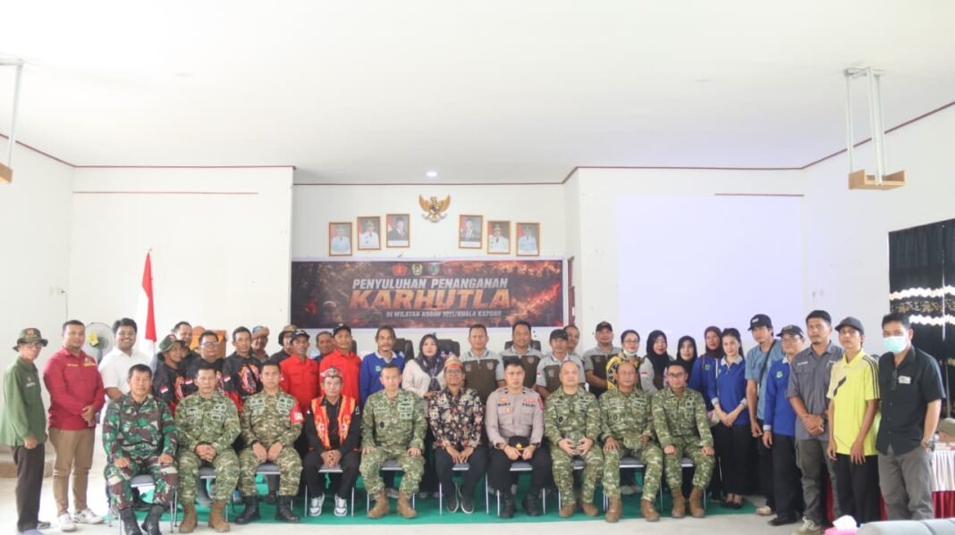 Mabes TNI Perkuat Mitigasi Bencana Karhutla di Wilayah Kodim 1011/Kuala Kapuas