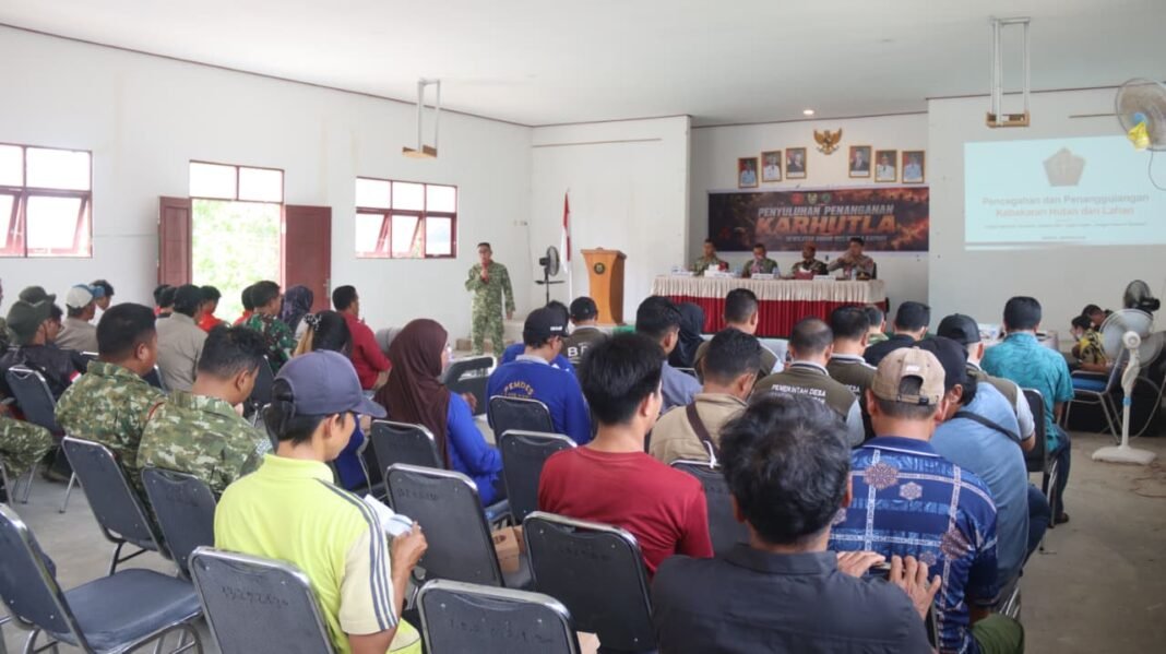 Sinergi Mabes TNI dan Masyarakat Mantangai dalam Penanggulangan Karhutla