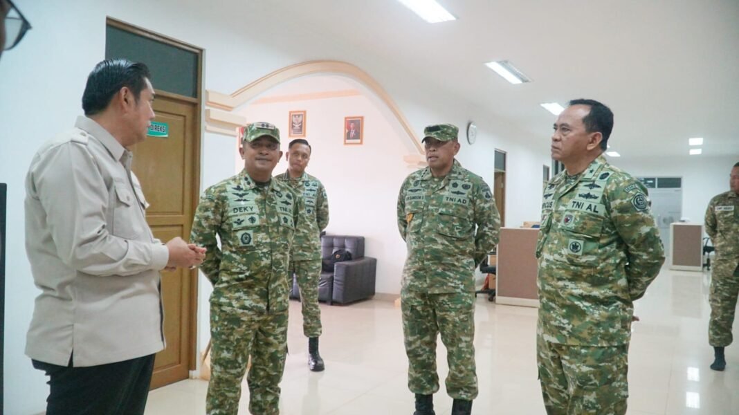 Dandim 1011/KLK Bersama Dansesko TNI Lakukan Peninjauan Penyuluhan Karhutla di PT MKM