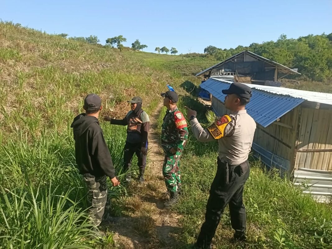 Pencegahan Kebakaran di Musim Kemarau Melalui Komsos oleh Babinsa