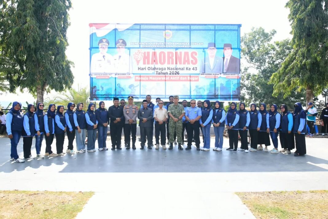 Dandim 1512/Weda Dorong Semangat Sportivitas di Upacara Haornas Halmahera Tengah