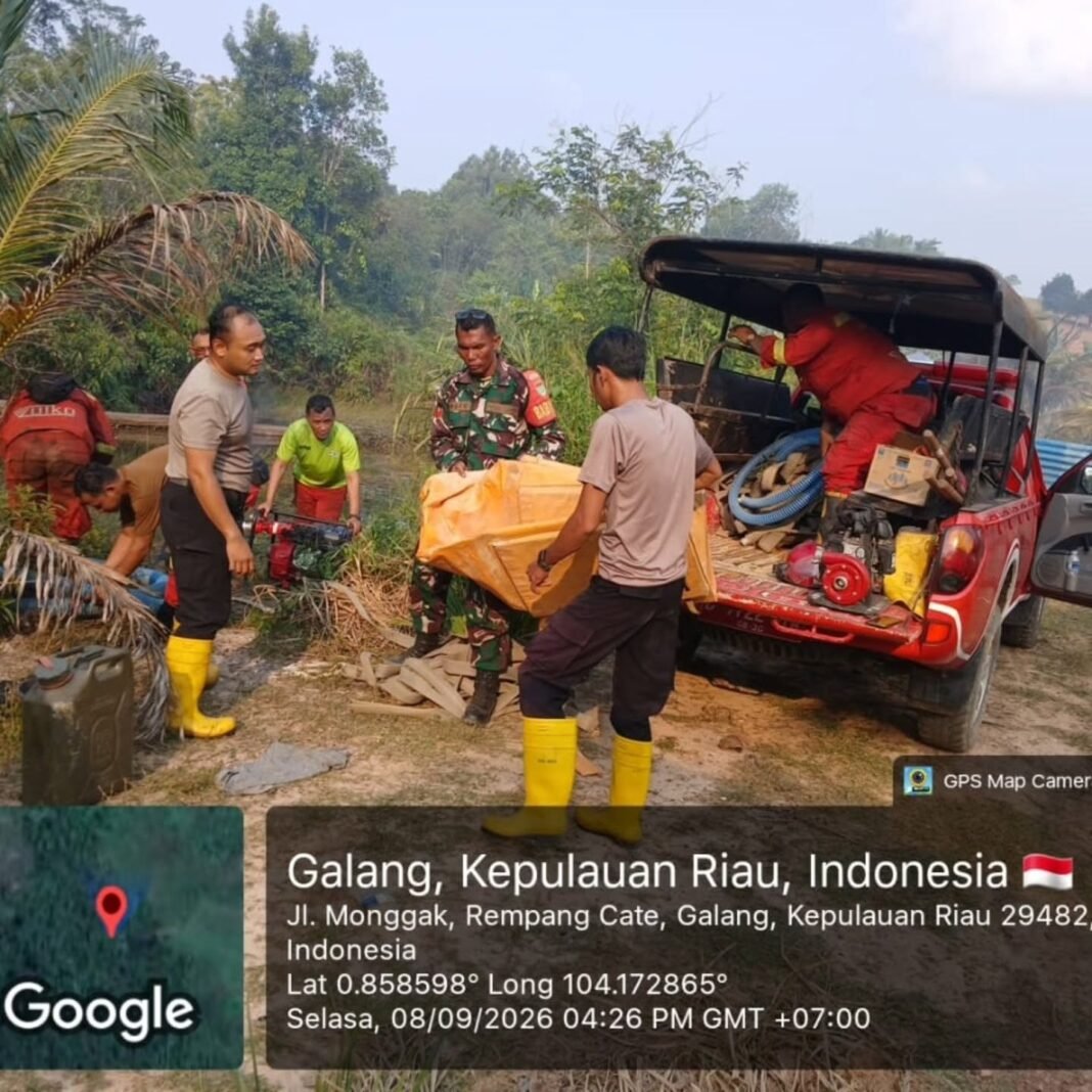 Medan Sulit Jadi Tantangan Pemadaman 20 Hektare Lahan di Kampung Monggak