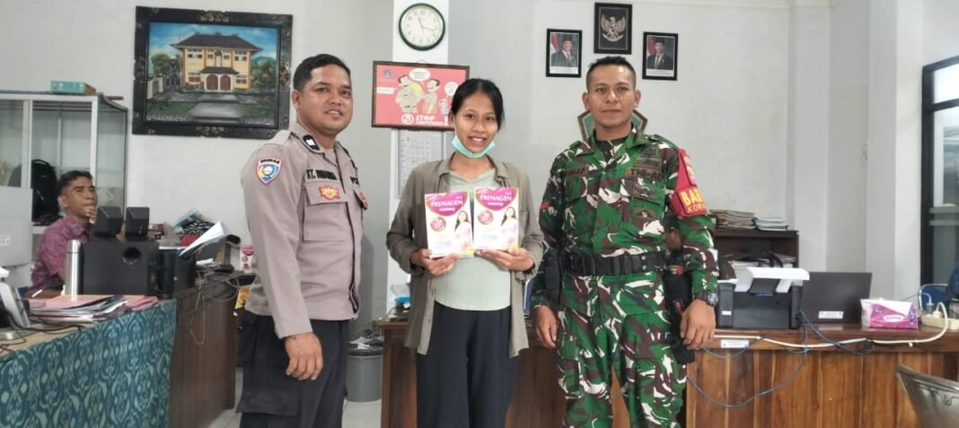 Percepat Penurunan Stunting, TNI Dampingi Penyerahan Bantuan Nutrisi di Kecamatan Dawan