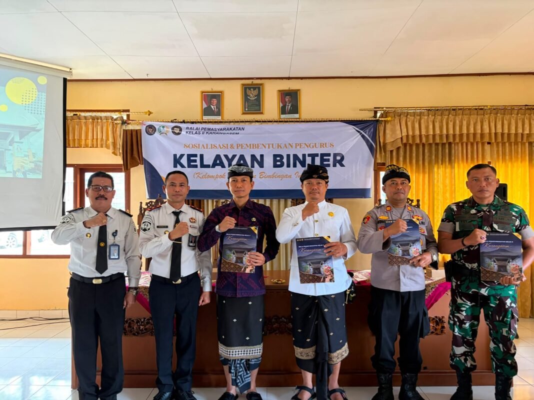 Bapas Karangasem Bentuk Kelayan Binter di Banjarangkan Guna Dukung Reintegrasi Sosial