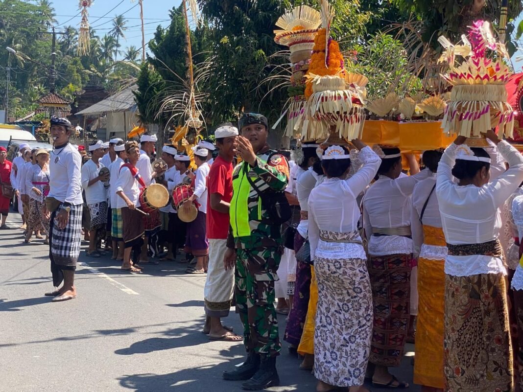 Jamin Kelancaran Tradisi, Letkol Sidik Pramono Instruksikan Pengamanan Ketat Upacara Adat