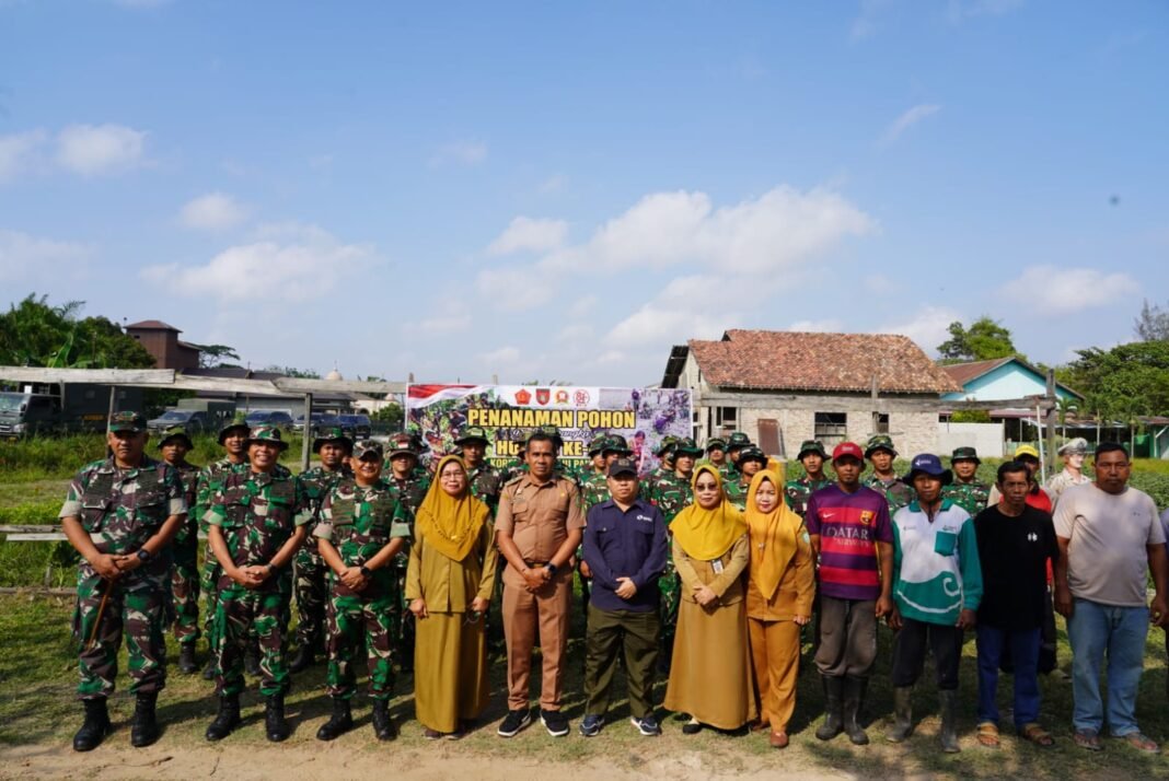 Kodim 1015/Sampit Gelar Program Penghijauan Guna Rayakan Hari Jadi TNI