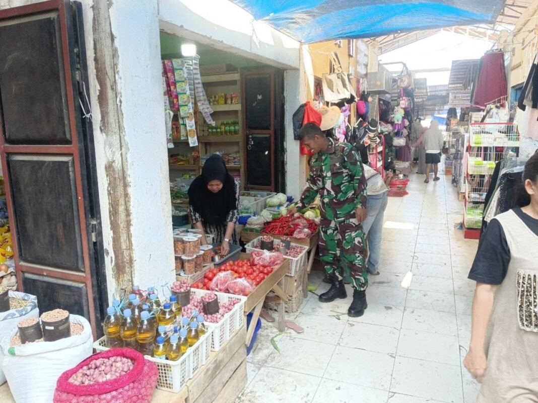 Laporan Harga Pangan Terkini dari Pasar Amparita Hasil Pantauan Babinsa