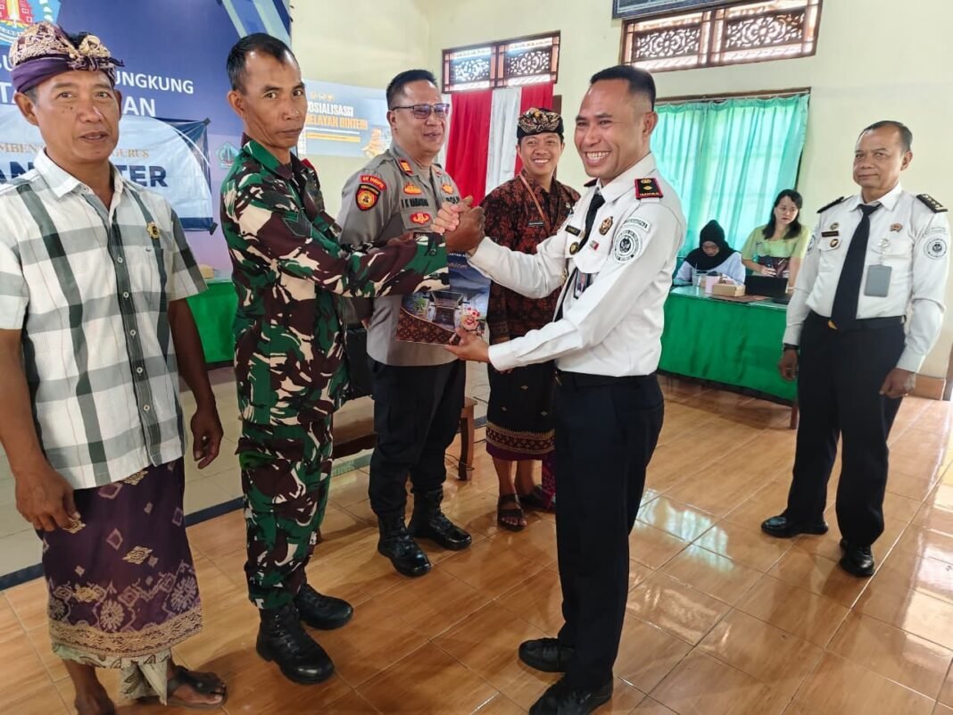 Bapas Karangasem Gandeng Aparat Kewilayahan Bentuk Kelayan Binter di Kecamatan Dawan