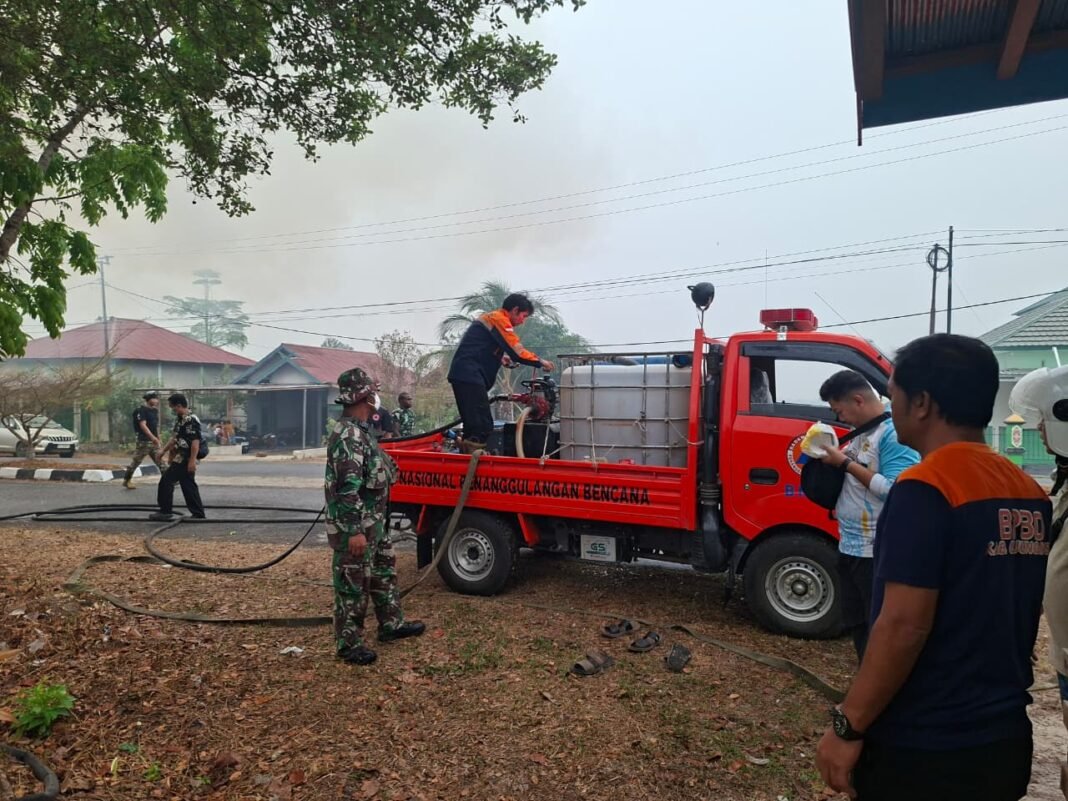 Kebakaran Lahan di Gunung Mas Berhasil Dipadamkan Melalui Aksi Terpadu Personel Gabungan