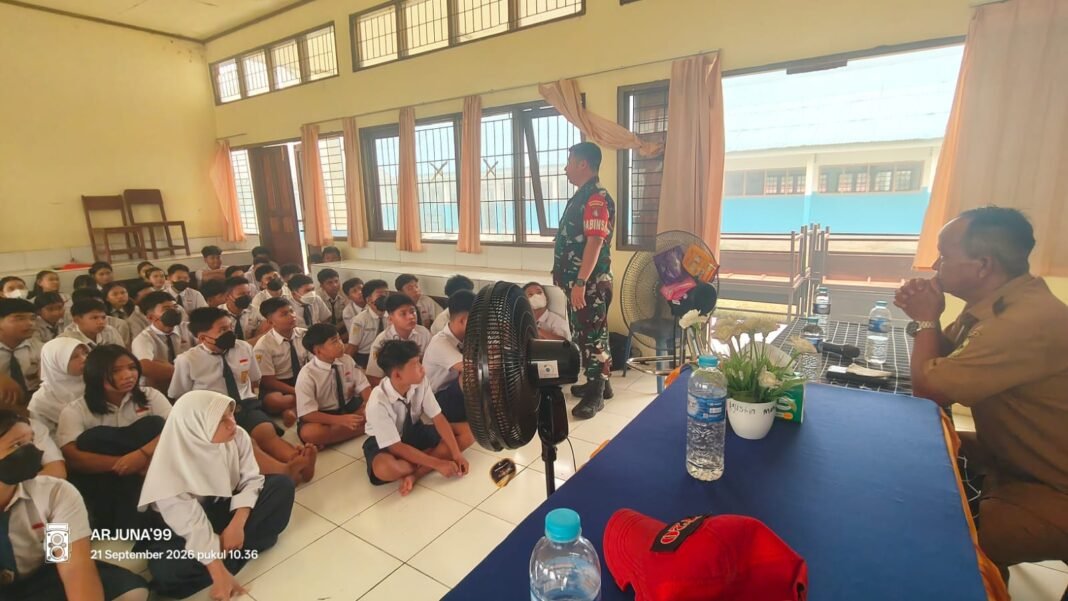 Edukasi Lingkungan dan Keselamatan Dijelaskan oleh Babinsa dan Tim Mabesad