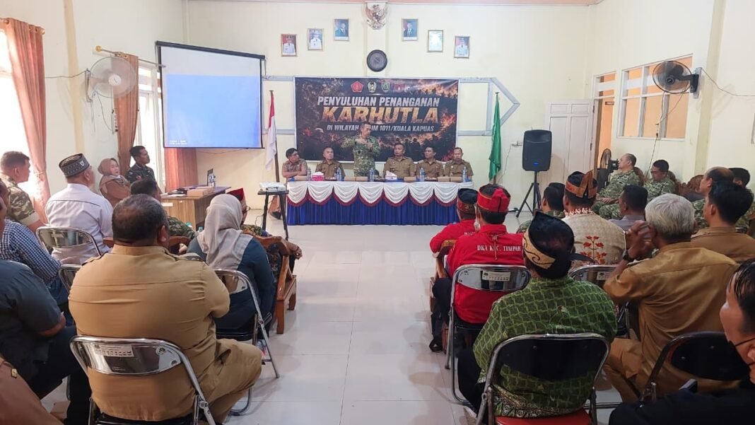 Mabes TNI Gencarkan Sosialisasi Pencegahan Karhutla di Timpah