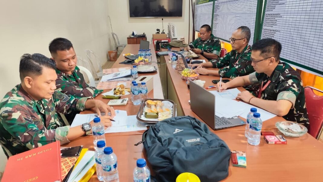 Dandim 1015/Sampit Bersama Tim Itdam XXII/TB Tinjau Proyek Jembatan Garuda