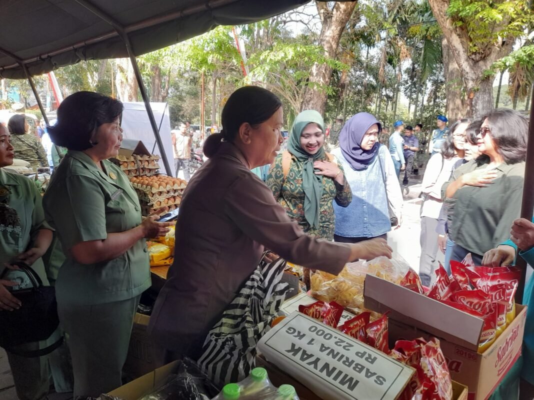 Keterlibatan Kodim Tabanan Dalam Bazar HUT TNI ke-81