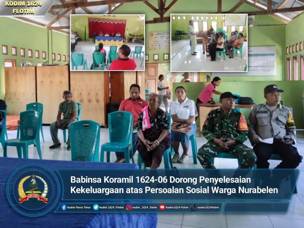 Langkah Babinsa Tanjung Bunga dalam Memediasi Kesalahpahaman Warga Desa Nurabelen