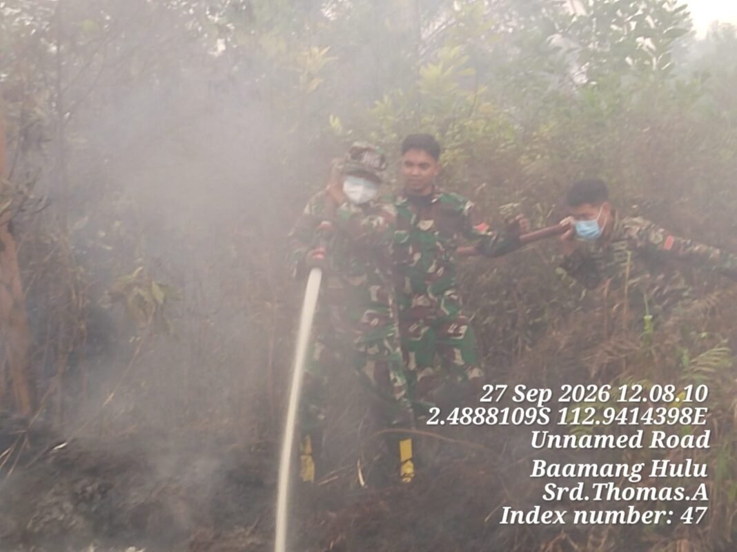 Kodim 1015/Sampit Terus Berupaya Laksanakan Pembasahan