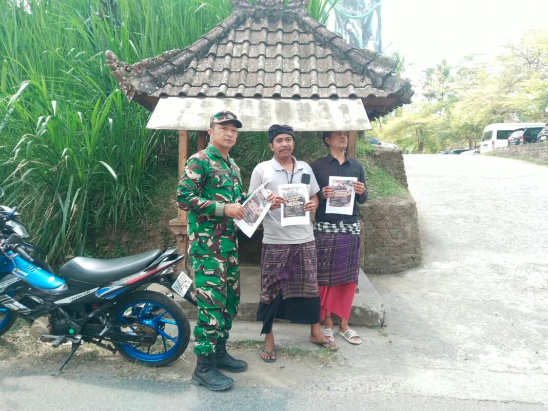 Kegiatan Melasti Di Pura Goa Lawah Aman Berkat Pengamanan TNI