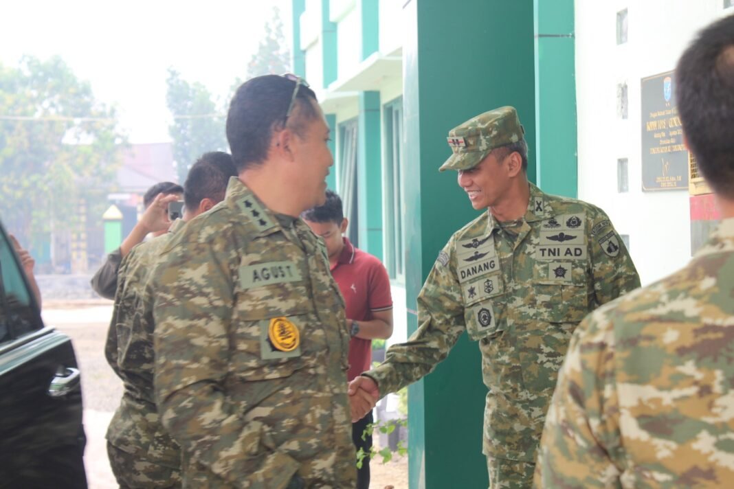 Pasis Sesko TNI 56 Lakukan Penyuluhan dan Peninjauan Lokasi Api Bersama Kodim 1018/Gms