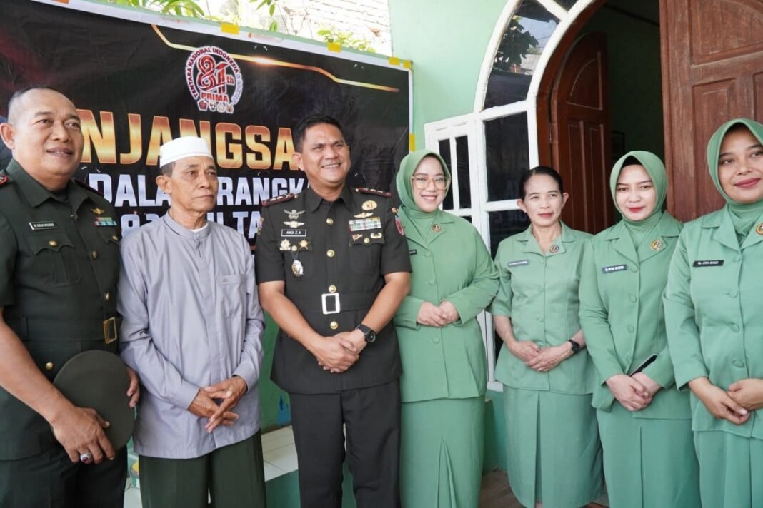 Memperingati HUT ke-81 TNI, Kodim 1420/Sidrap Gelar Anjangsana