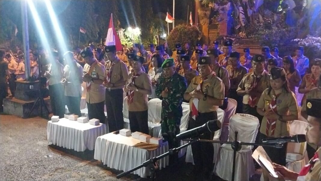 Kwarcab Klungkung Gelar Ulang Janji di Monumen Ida Dewa Agung Jambe Guna Perkuat Soliditas