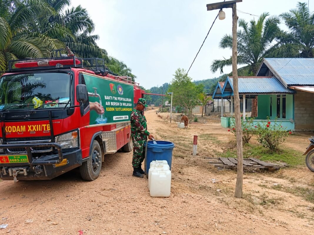 Bantuan Air Bersih untuk Warga Lamandau di Tengah Musim Kemarau