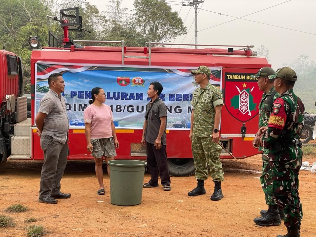 Dandim 1018/GMS Dukung Warga dengan Distribusi Air Bersih
