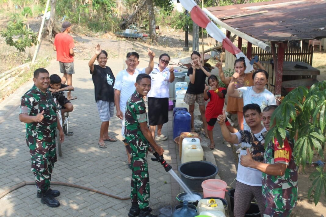 Aksi Sosial Kodim 1309/Manado dalam Menyediakan Air Bersih