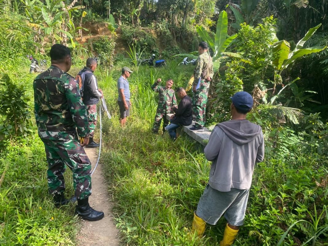 TNI Kawal Rencana Pembangunan Jembatan Garuda di Wilayah Teritorial Kodim 1610/Klungkung
