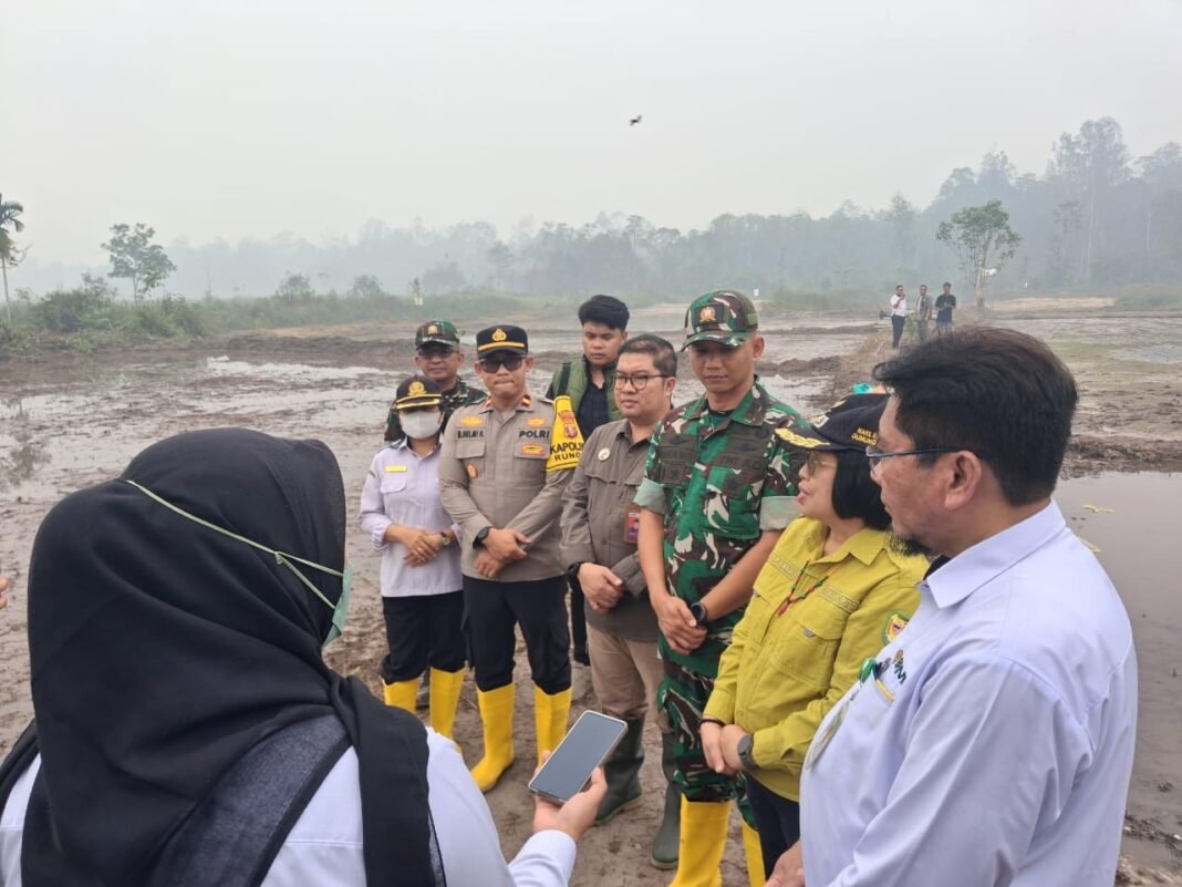 Dandim 1018/Gms Perkuat Ketahanan Pangan di Desa Tumbang Bunut