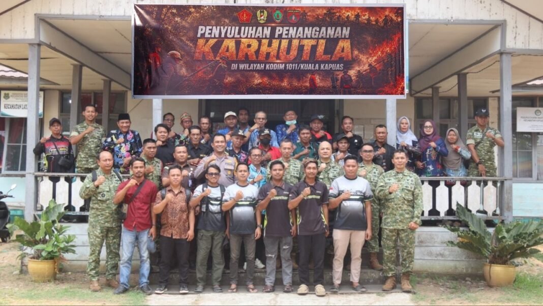 Perkuat Sinergi, Mabes TNI Ajak Warga Palingkau Baru Cegah Kebakaran Lahan