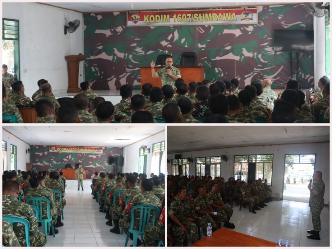 Dandim Sumbawa Ajak Masyarakat Jauhi Calo saat Penerimaan TNI AD