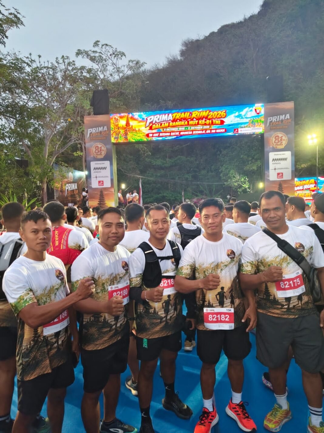 Optimalisasi Kemanunggalan TNI dan Rakyat Melalui Prima Trail Run HUT Ke-81 TNI
