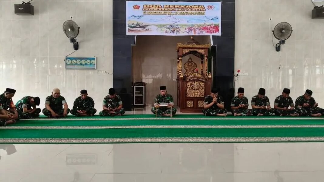 Kodim 1419/Enrekang: Doa Bersama dalam Merayakan HUT TNI ke-81
