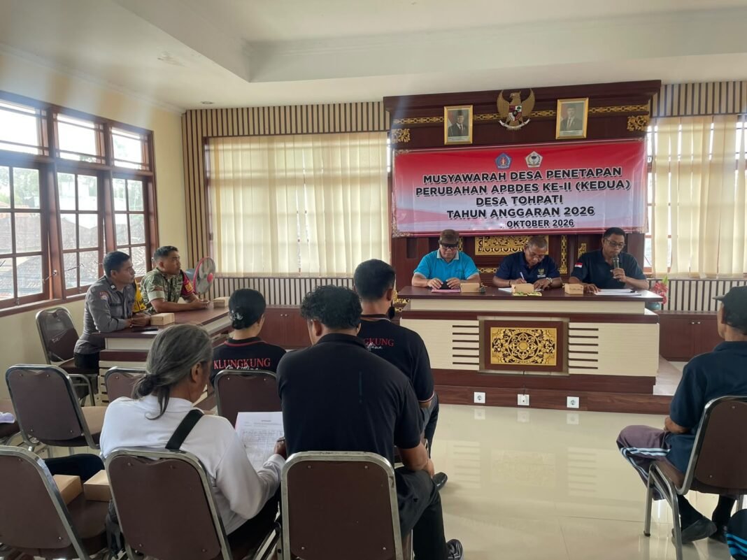 Kopda Komang Puspantara: TNI Siap Dukung Pembangunan Desa Tohpati dengan Transparansi
