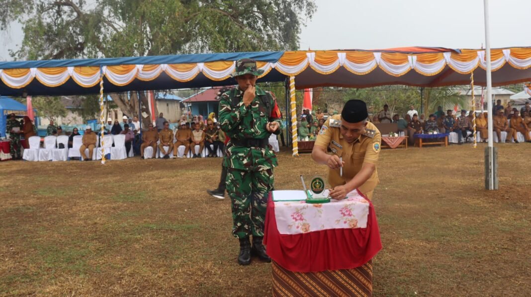 Pembangunan Desa Melalui TMMD ke-130 di Halteng