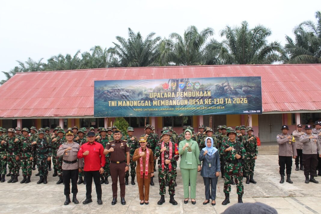 Program TMMD ke-130: Membangun Desa Bersama TNI dan Masyarakat