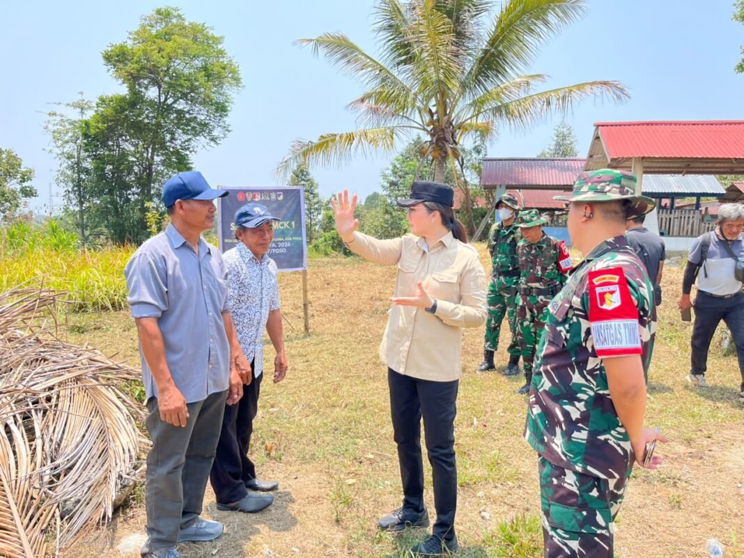 Kunjungan Bupati dan Dandim untuk Pantau TMMD ke-130 di Desa Leboni