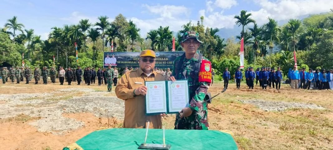 TMMD Ke-130 Di Aceh Tenggara Resmi Diluncurkan untuk Pembangunan Desa yang Berkelanjutan