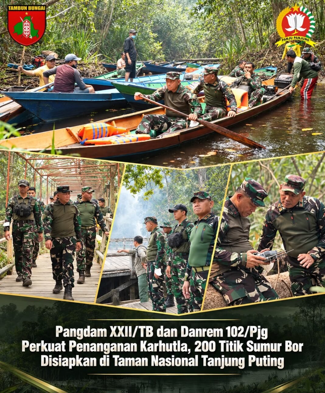 Dukungan Intensif untuk Penanganan Karhutla di Taman Nasional Tanjung Puting