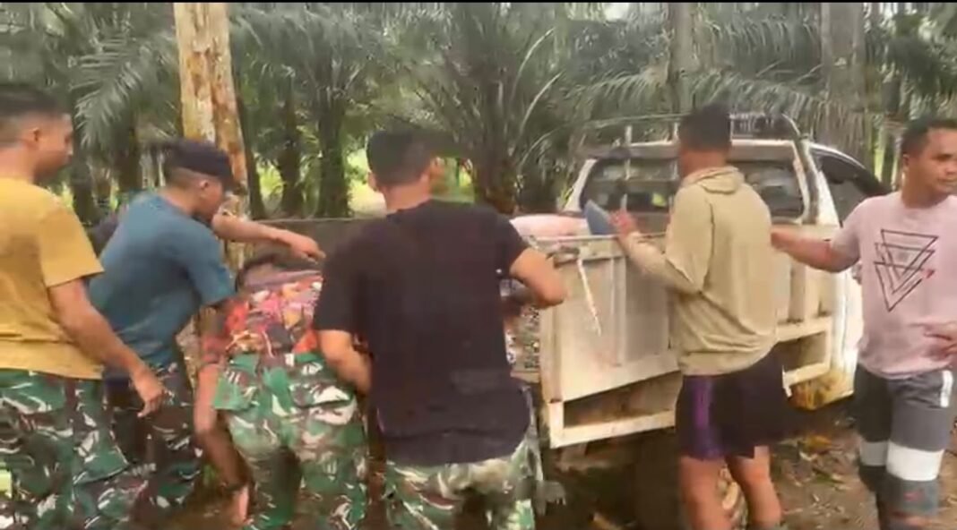 Pembangunan Cepat dan Efisien, Satgas TMMD Ke-130 Kodim 1210/Landak Sedang Berjuang