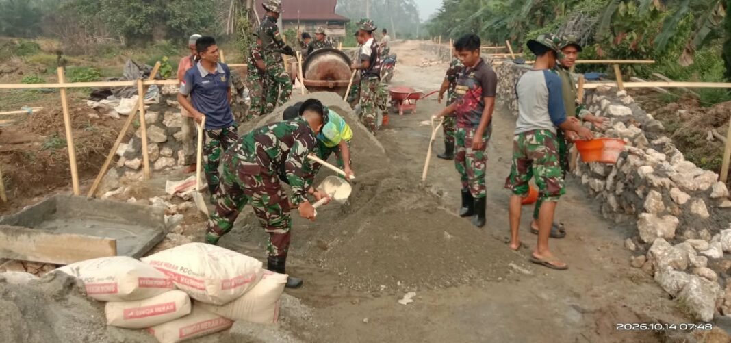 Pembangunan Infrastruktur di Parumpanai Didorong Gotong Royong Warga