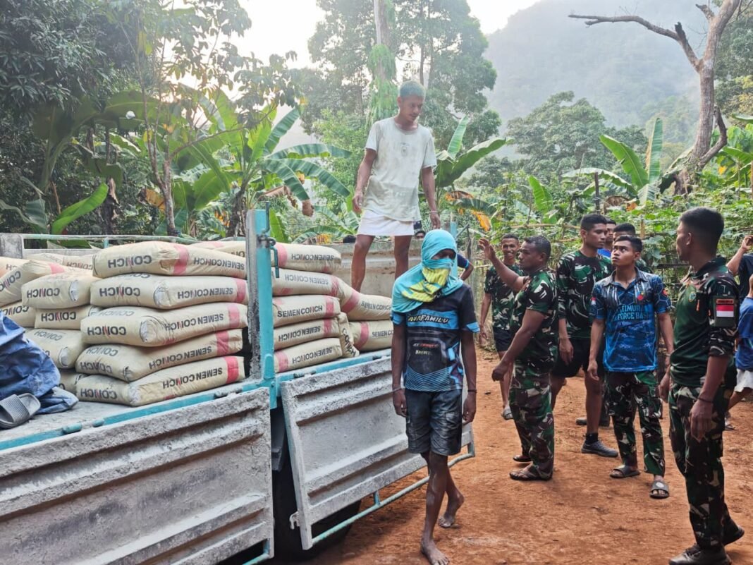 Kondisi Jalan Tak Hambat Dedikasi Satgas TMMD di Ambon