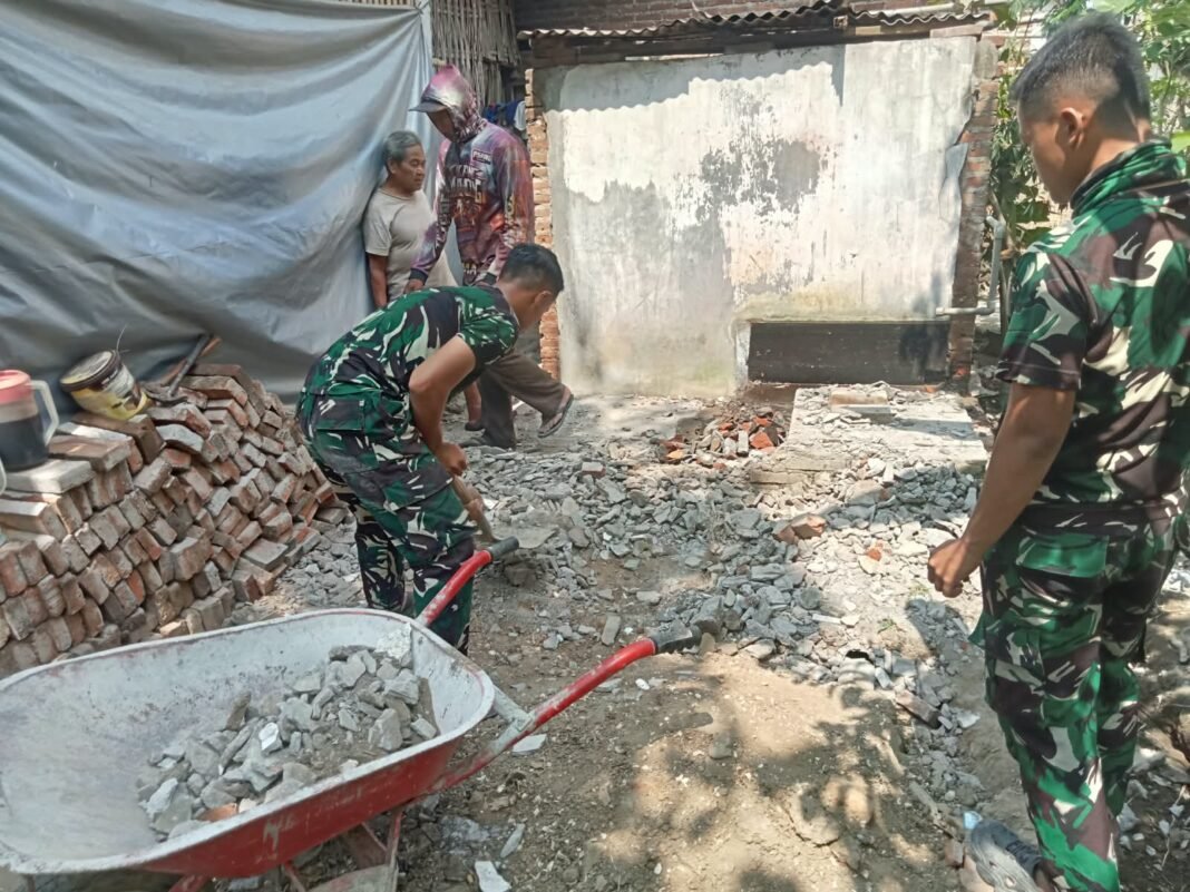 Dukungan TMMD Tulungagung pada Pembangunan Rumah dan Kesehatan Sanitasi