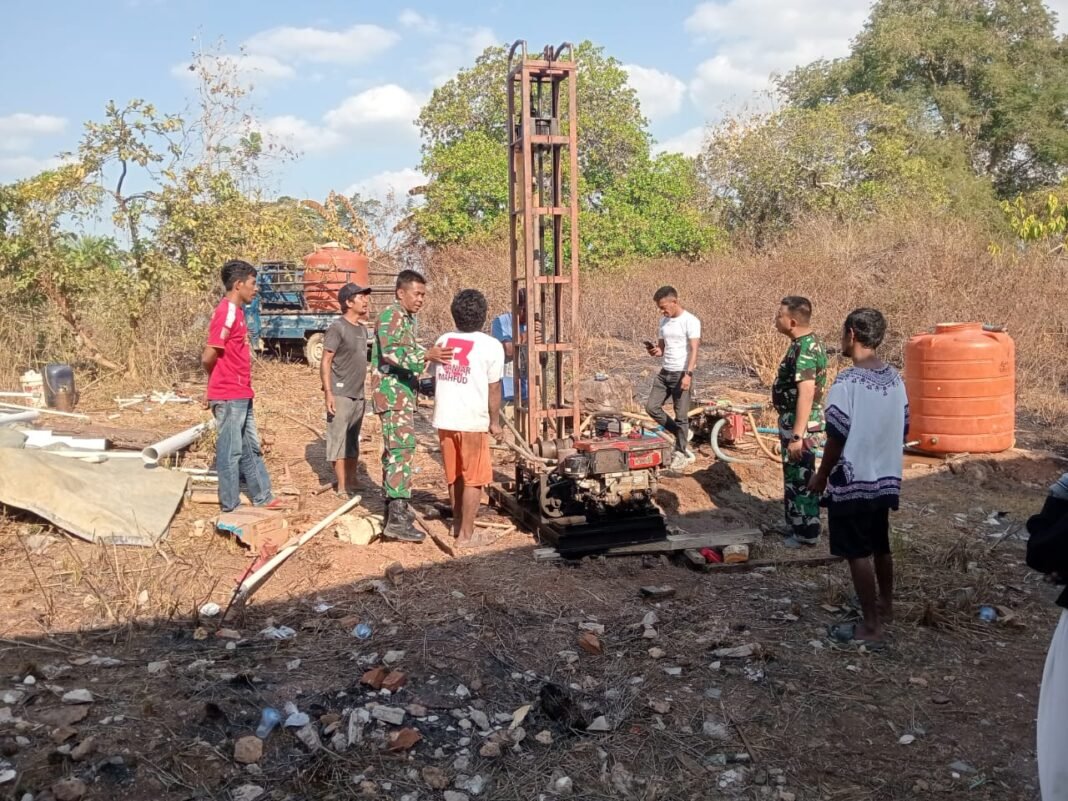 Kolaborasi TNI dan Warga Melalui TMMD ke-130 untuk Ketersediaan Air Bersih